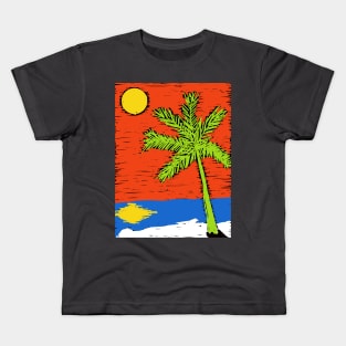 Sunset at the Beach Kids T-Shirt